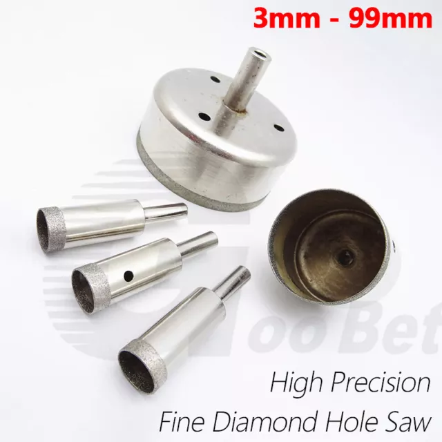 DIAMOND HOLE SAW Drill Bit Cutter 3-99mm for Tile Ceramic Glass Marble ...