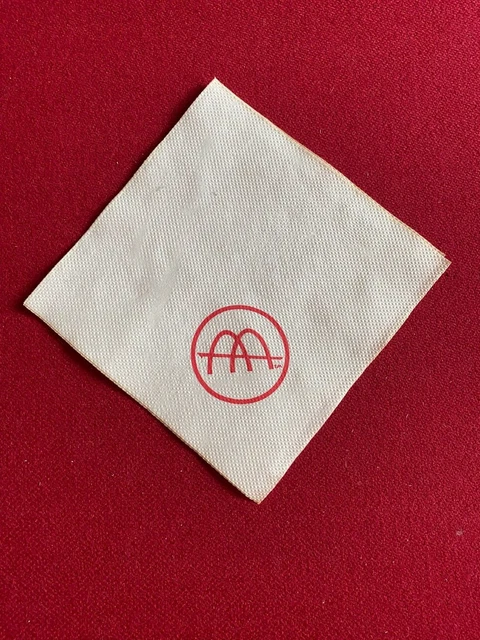 1960's, McDonald's (Slash Logo), "Un-Used" Napkin (Scarce / Vintage)