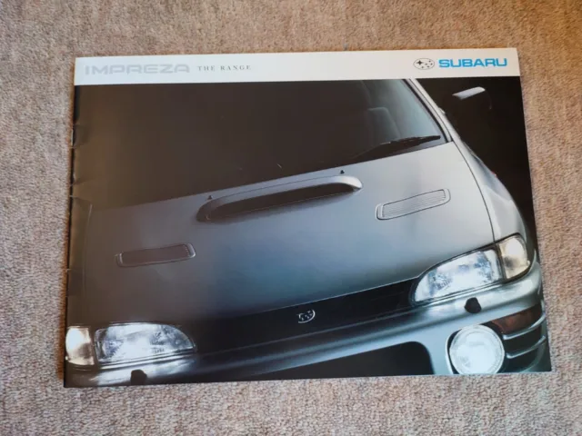 Early Subaru Impreza Range UK Sales Brochure
