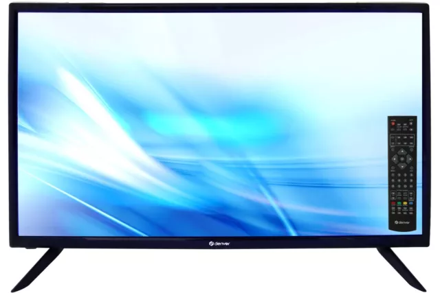 Denver LED TV 32 Zoll 80 cm DVD Triple Tuner HD CI+ Steckplatz Fernseher schwarz 3