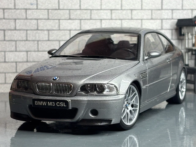 1:18 *BOXED* KYOSHO BMW M3 CSL E46 (GREY) LHD MODEL CAR! *3 Series