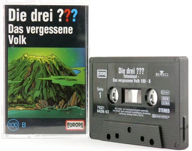 Die drei ??? 100B Toteninsel Das vergessene Volk BMG Europa schwarz MC 333