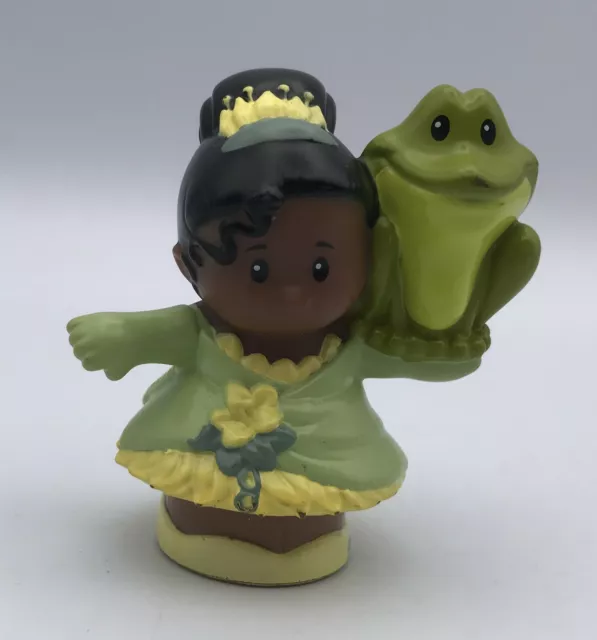 Disney Fisher Price Little People PRINCESS TIANA Green Prince Naveen Frog