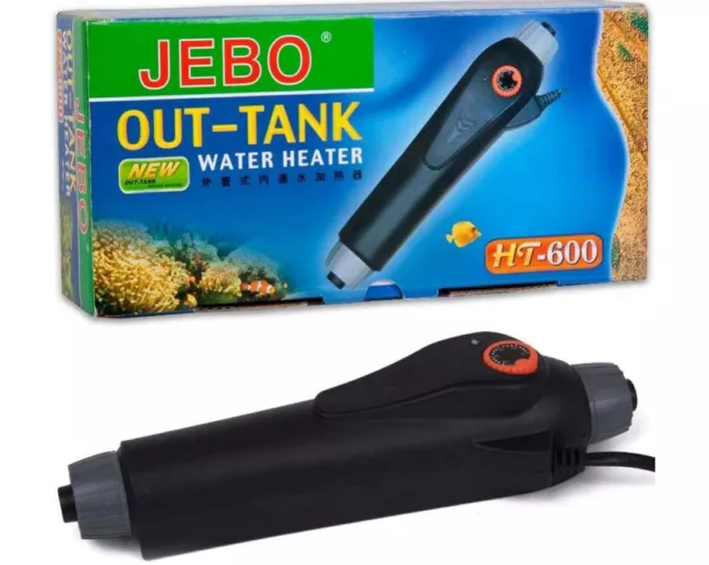 JEBO Aquarium Durchlaufheizer Ht-600 Regelheizer Heizstab Heizung Aquarienheizer