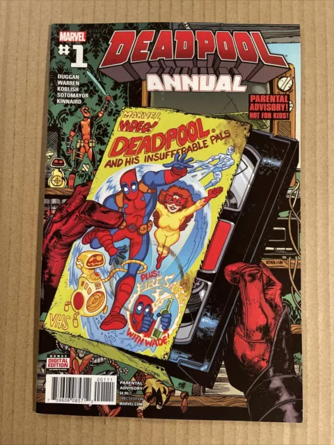 Deadpool Annual #1 1St Print Scott Koblish Variant Cover Marvel Comics (2016)