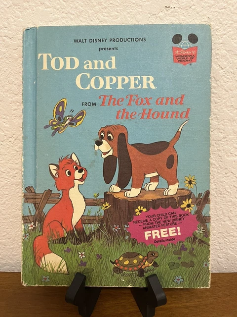TOD AND COPPER Vintage The Fox And The Hound Walt Disney Book 1981 Book ...