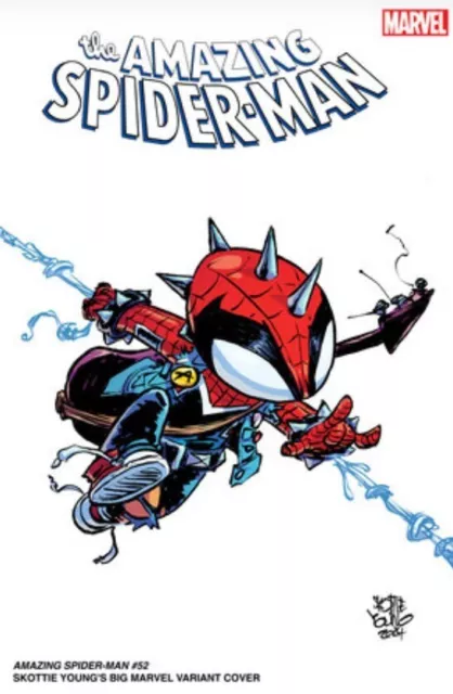 🕸️ Amazing Spider-Man #52 Skottie Young's Big Marvel Variant *6/19/24 Presale