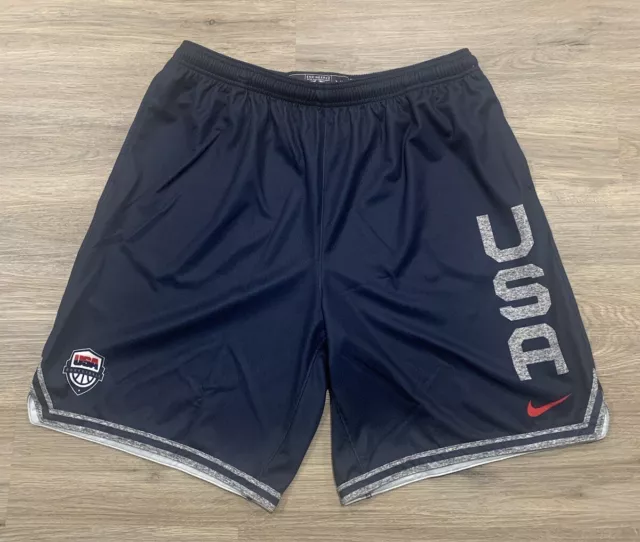 Nike Mens Team USA Basketball Player Issued Shorts CV9693-451 Size XL