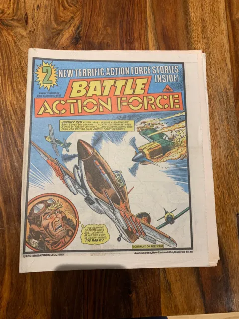 Battle Action force comic good condition no rips or pen marks 28th September 85