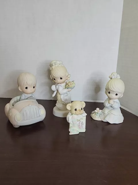 PRECIOUS MOMENTS Lot / 8 Various Without Boxes All In GOOD Shape