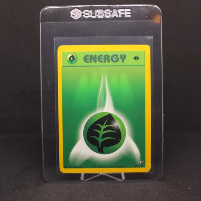 🌟 1st Edition Grass Energy | Neo Genesis 108/111 | Moderately Played VG WOTC 🌟