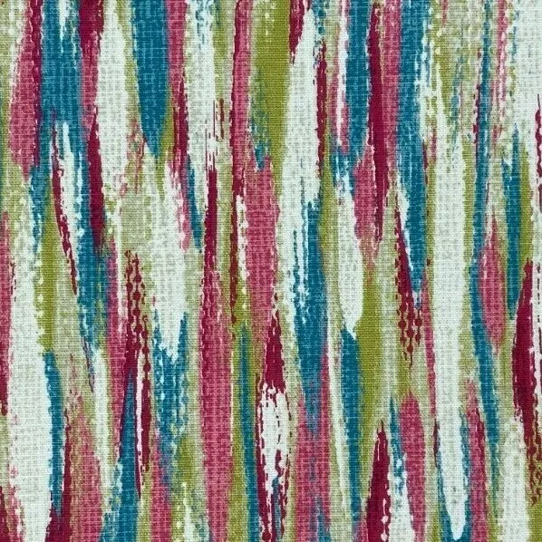 Impressions PINK TEAL Cotton Curtain/Roman Blind/Upholstery Fabric