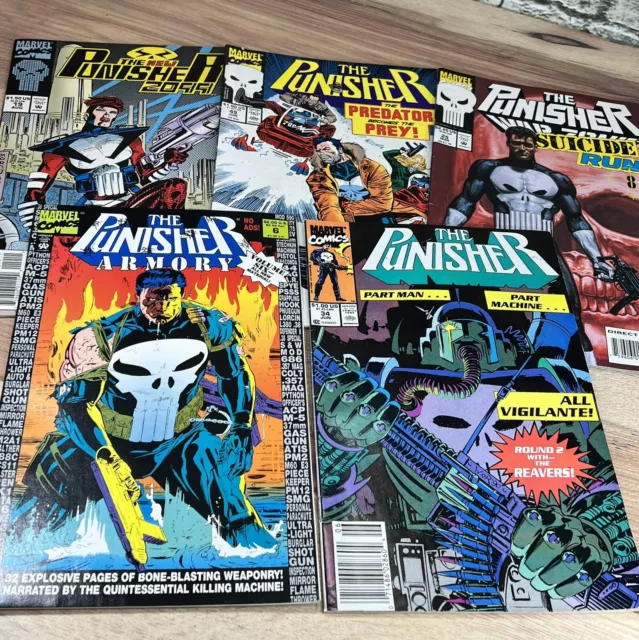 The Punisher Armory #6 - Marvel Comics 1993 Mixed Lot Of 5!