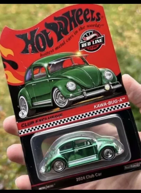 Hot Wheels 2024 RLC Collectors  Kawa-Bug-A w/Patch & PIN included (PRESALE)