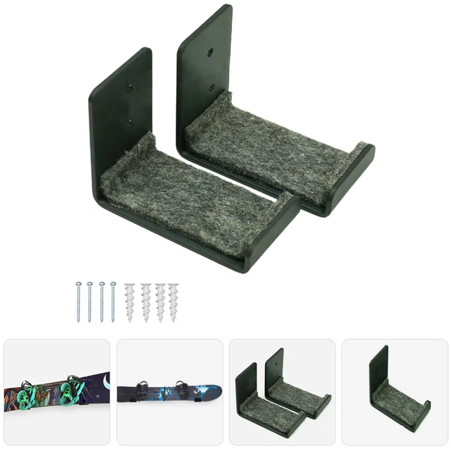 2 pz rack per display snowboard supporto snowboard tavola da sci montaggio a parete display