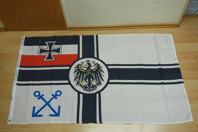 U24 Bandiera Impero Tedesco Kolonialamt Con Frecce, 20x30 Cm, In Poliestere 110 G/m², Resistente Alle Intemperie, Prodotta In Germania