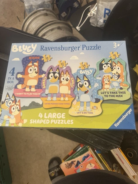BLUEY CHILDREN'S JIGSAW Puzzles 4 in a Box £1.13 - PicClick UK