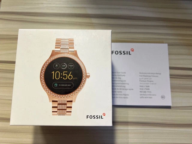 FOSSIL Q VENTURE Gen Smartwatch Rose Gold with Crystals