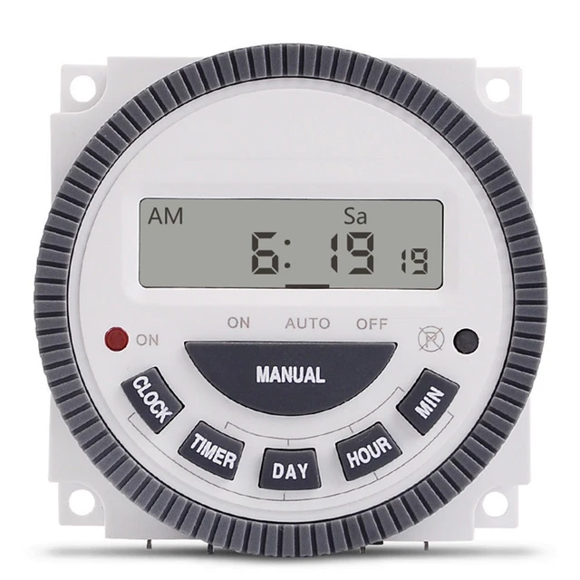 TIMER SPINA PROGRAMMABILE Versatile 24 Ore Ciclo Risparmio Energetico - Foto 7
