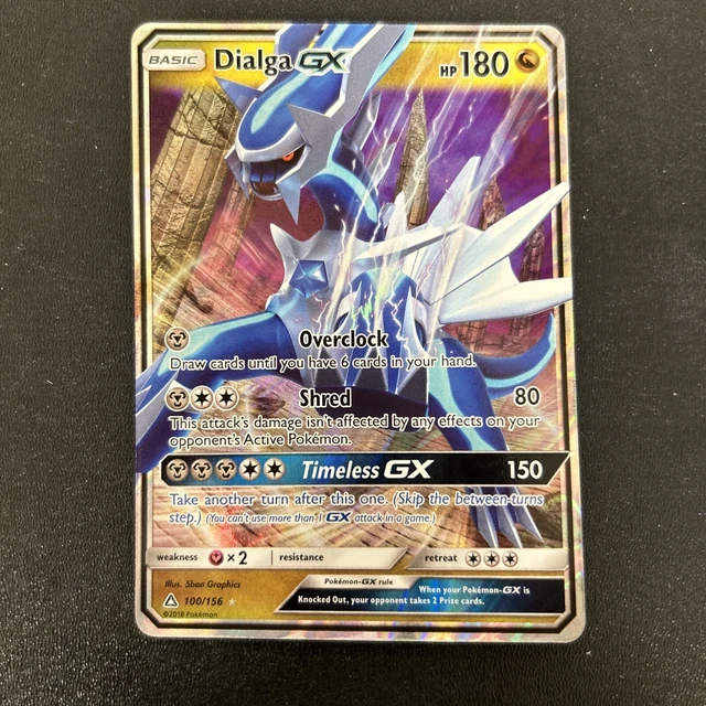 Pokemon Dialga GX 100/156 / Set SL5 Ultra Prism SH3/1