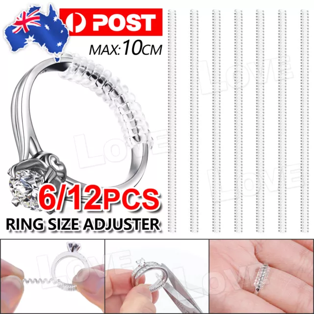 Up24x Ring Size Adjusters Reducers Spiral Invisible Snugs Guard Resizer Tools