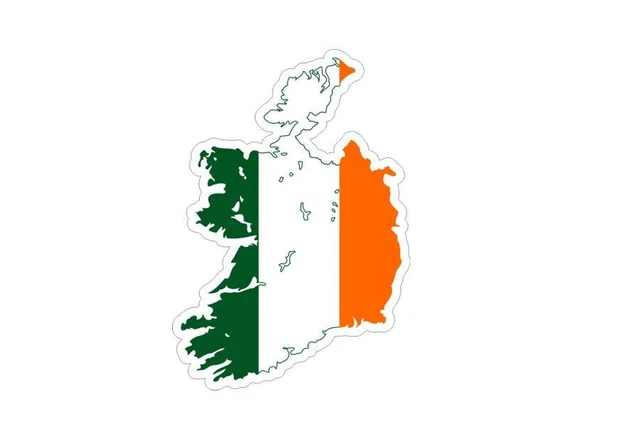 STICKER DECAL EMBLEM flag flag map map map ireland £2.79 - PicClick UK
