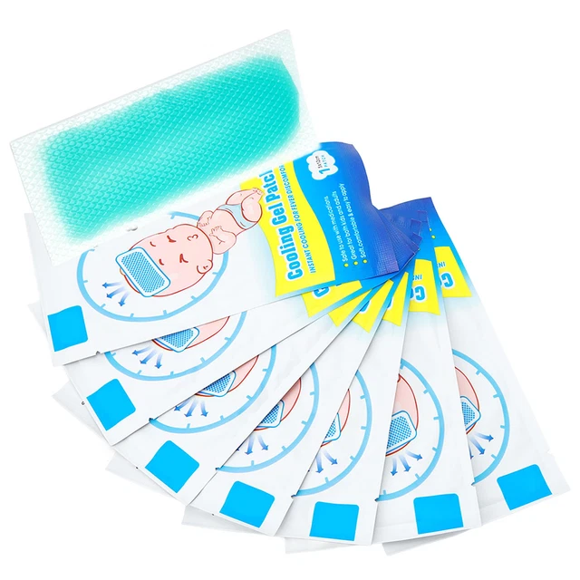 8PCS COOLING PATCHES Fever Patches Disposable Fever Cold Pads Cold