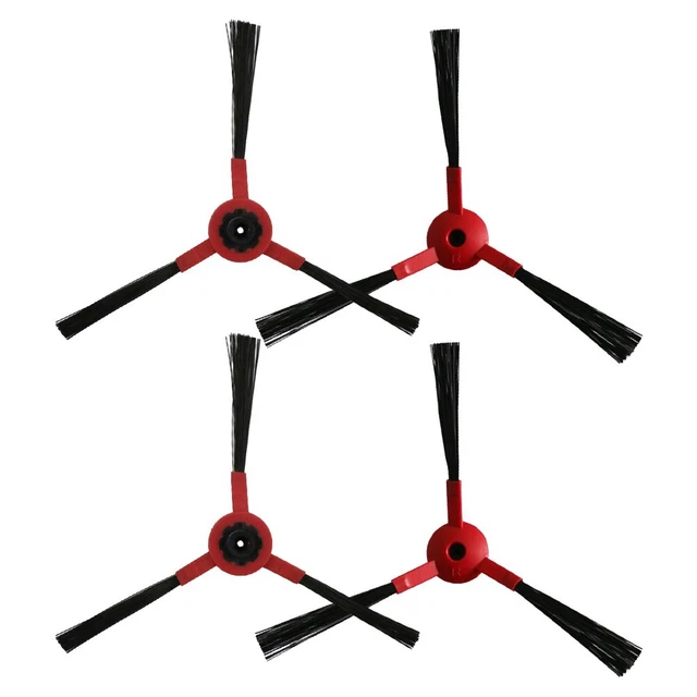 Set Di 8 Ricambi Per Aspirapolvere Robot Airrobo P20 - 4 Spazzole Laterali + 4 Filtri - Manutenzione Facile E Senza Attrezzi
