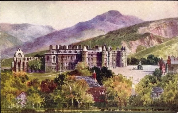 Ak Holyrood Edinburgh Schottland, The Palace of Holyroodhouse,... - 3857463
