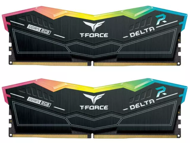 Team Group Delta RGB DDR5 32GB (2 x 16GB) 288-Pin PC RAM DDR5 7800 (PC5  62400) D