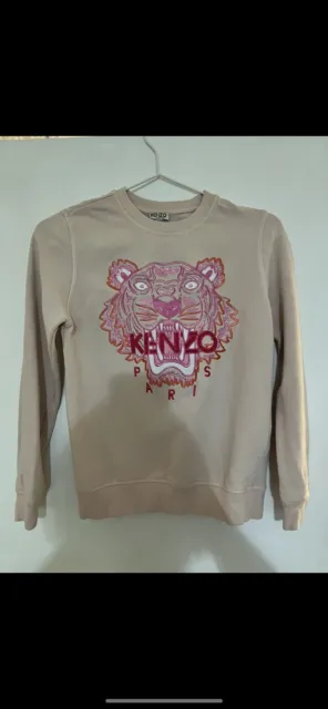 Girls pink  Kenzo sweatshirt Age 12 Years 100% authentic