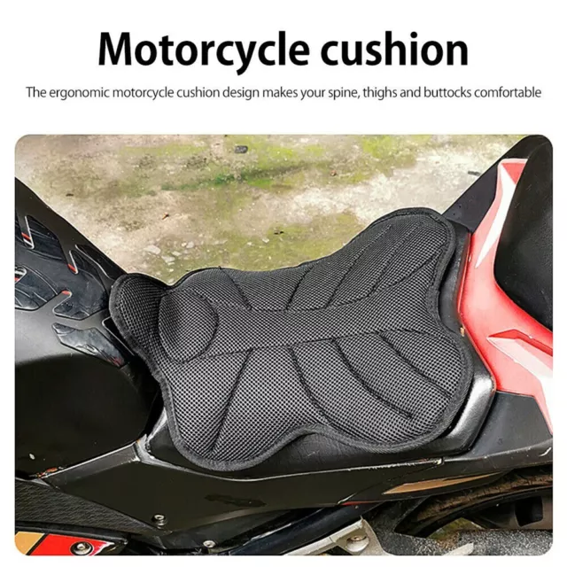 Motorrad 3D Komfort Gel Sitzkissen Universal Motorrad Rutschfeste Pad Abdeckung