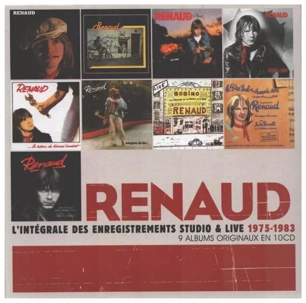 CD-BOX Renaud Lintégrale Des Enregistrements Studio & Live 1975-1983 Polydor