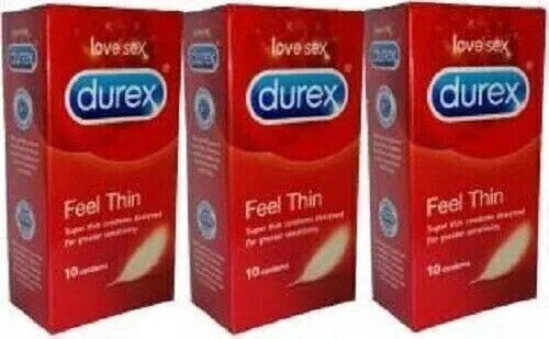 100 préservatifs Durex Thin Feel, ressentez la vraie chose avec livraison...