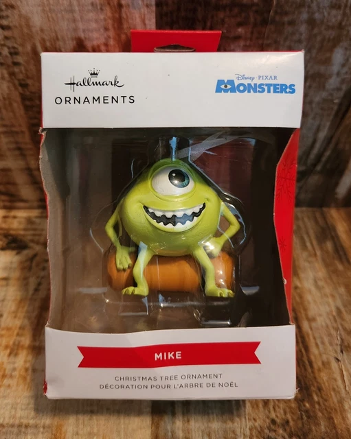 Hallmark Disney Monsters Inc. Mike Wazowski Boxed Christmas Ornament NEW