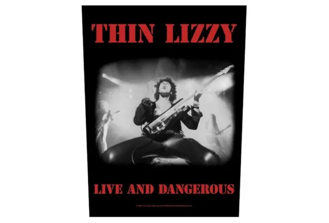 THIN LIZZY official XLG back patch -LIVE AND DANGEROUS