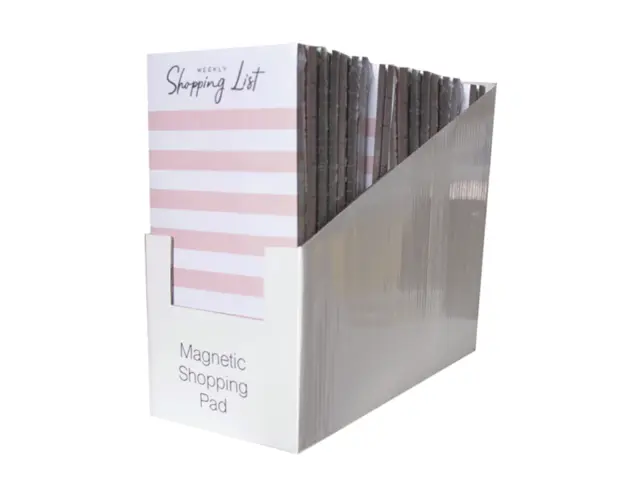 Magnetic Shopping List Pad 80 Pages Tear Off Notepad Planner Stationery Memo