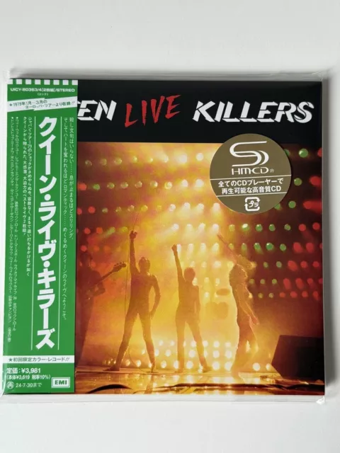 Queen Live Killers Japan Mini Lp 2Shm-Cd´s Limited Edition