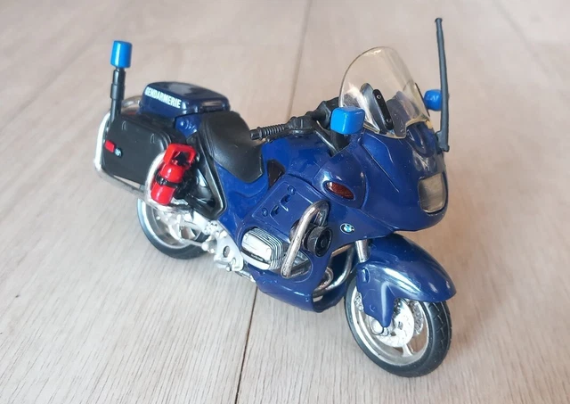 Lot Moto Miniature Gendarmerie Police 12cm Environ 3