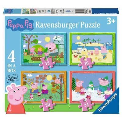 Puzzle Box | 4 en 1 | Peppa Pig | Ravensburger | Bambini Rompicapo