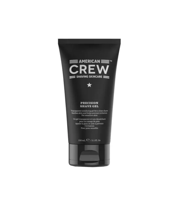 american crew shave gel precision 150 ml gel de rasage apaisant homme