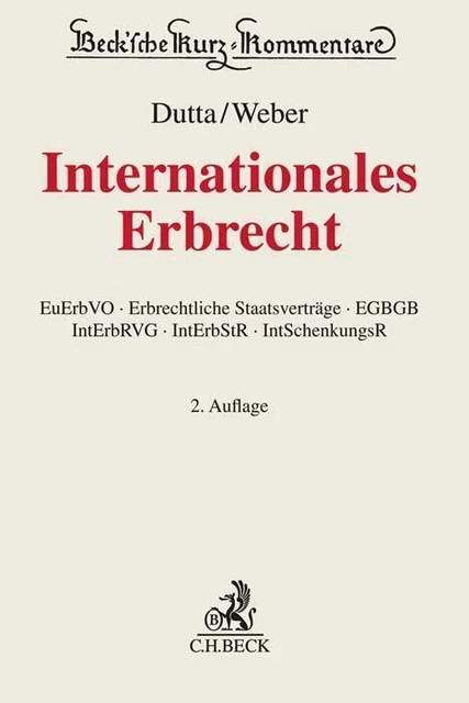 Internationales Erbrecht - 9783406746499 DHL-Versand PORTOFREI