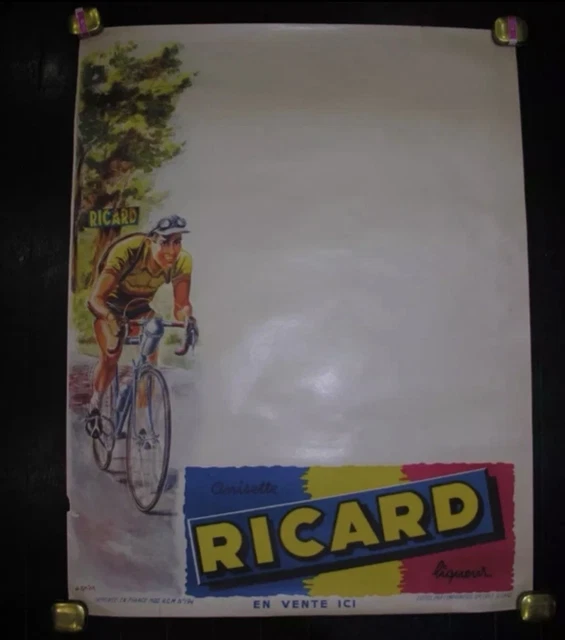 Affiche Vintage Tour De France 1961 – Bière Karcher Grutli – Poulidor, Anquetil, Gaul – Cyclisme Rétro