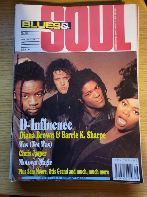BLUES AND SOUL Magazine / Number 616 / July 14 / 1992 Soul Funk Jazz ...