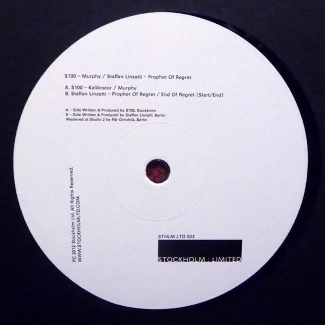 S100 / Staffan Linzatti - Murphy / Prophet Of (Vinyl 12" - 2011 - SE - Original)