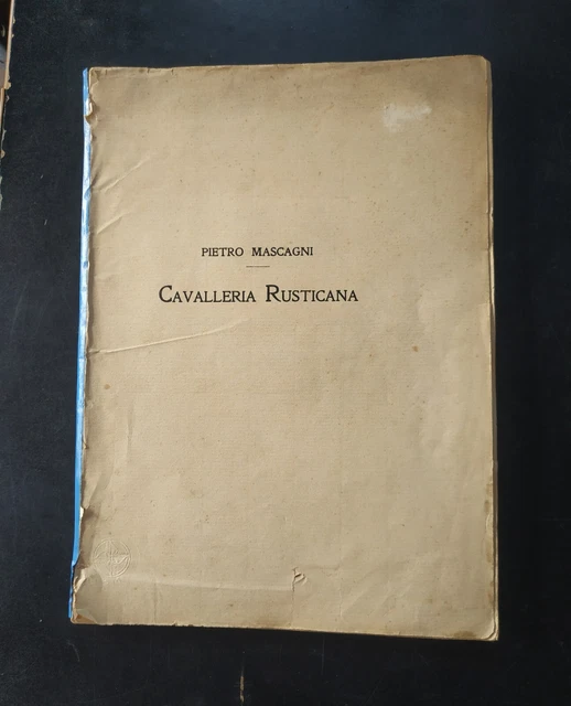 Pietro Mascagni: Cavalleria Rusticana: Solo Pour Chant