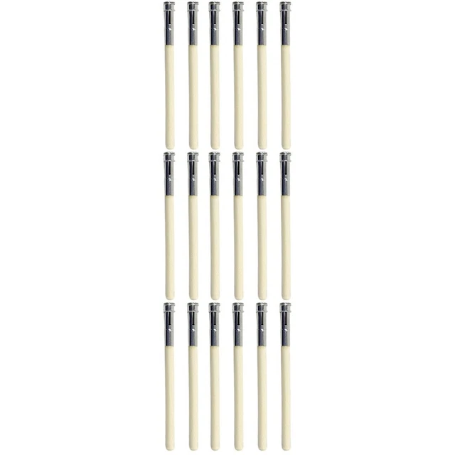 6 piezas Extensor de lápiz de una sola cabeza de madera dibujo arte extensor de lápiz para