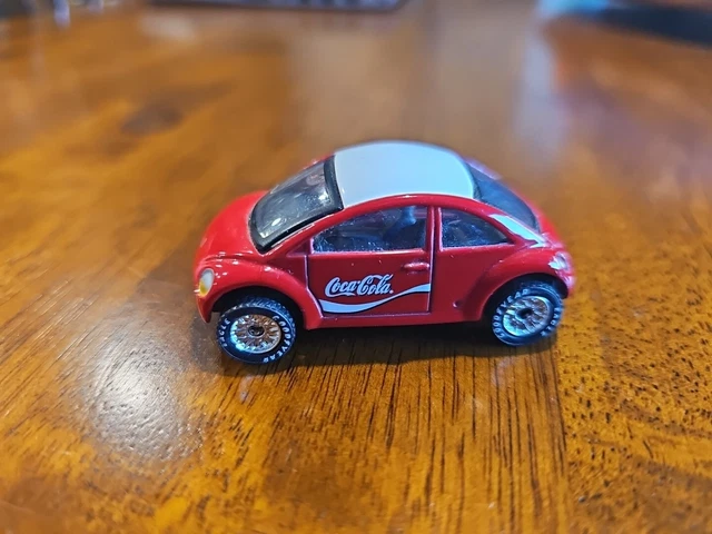 1995 Matchbox VW Volkswagen Concept 1 Beetle Coca Cola Coke Diecast 1:61 Loose