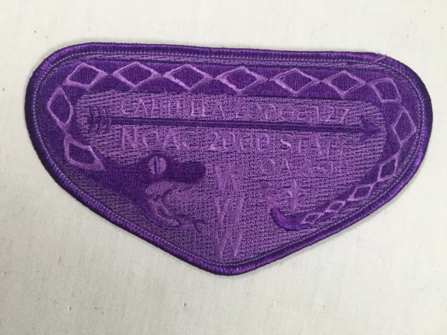 Cahuilla OA Lodge 127 2000 NOAC Staff purple ghost Flap BSA Patch