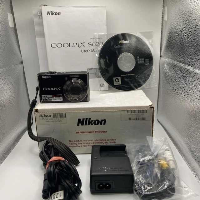 美品！COOLPIX S620動作確認済 箱付き 良品】 Nikon COOLPIX S620 人気のコンデジ 白 - メルカリ